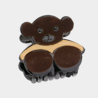 Felt bear Hair Claw Clip