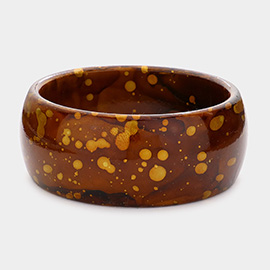 Splash Print Bangle Bracelet