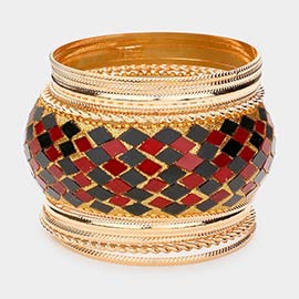 11PCS - Multi Layered Bangle Bracelets