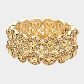 Crystal Rhinestone Stretch Bracelet