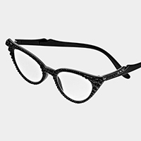 Crystal Cat Eyes Reading Glasses