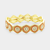 Bubble Honeycomb Stretch Bracelet