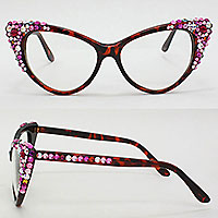 Bubbly Cat Eye UV Protection Optical Glasses