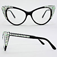 Bubbly Cat Eye UV Protection Optical Glasses