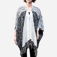 Delta Knit Acrylic Poncho