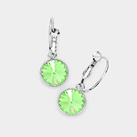 Genuine Crystal Dangle Earrings