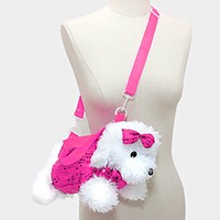 Sequin Dog Doll Puppy Crossbody Bag