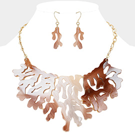 Celluloid Reef Statement Necklace