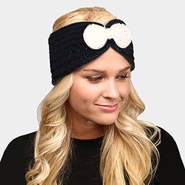 Soft Knit Bow Headband