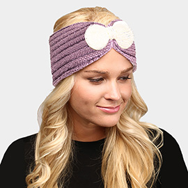 Soft Knit Bow Headband