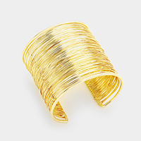 Multi Layered Metal Cuff Bracelet