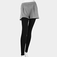 Short Layered Ankle Heavy Leggings