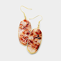 Celluloid Acetate Dangle Earrings