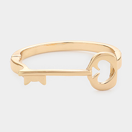 Spade Metal Key Magnetic Bracelet