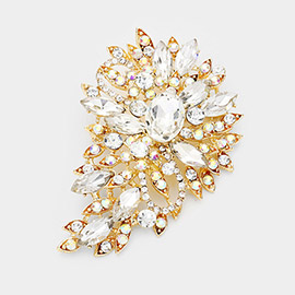 Crystal Bouquet Pin Brooch / Pendant