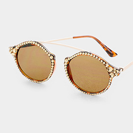 Crystal Austrian Metal Connection Sunglasses