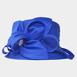 Bow Accented Dressy Hat