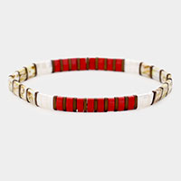 Japanese Square Beaded Multi Stretch Bracelet