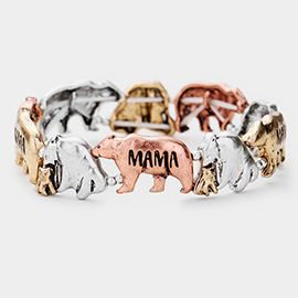 Mama Metal Stretch Bracelet