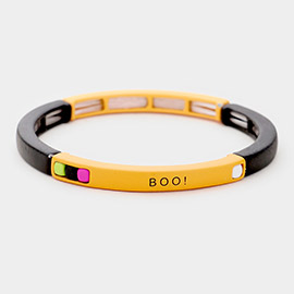 Boo Halloween Stretch Bracelet