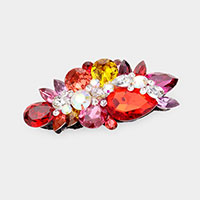 Glass Crystal Vine Barrette