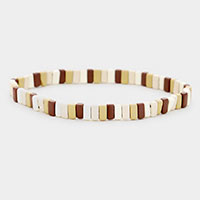 Color Block Lego Stretch Bracelet 