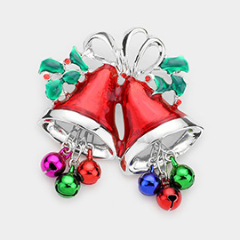 Acrylic Christmas Bell Pin Brooch