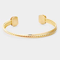 Twist Metal Cuff Bracelet 