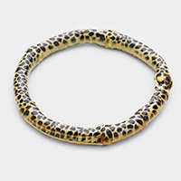 Snake Skin Bamboo Feel Bangle Bracelet 