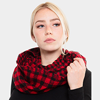 Buffalo Plaid Infinity Scarf