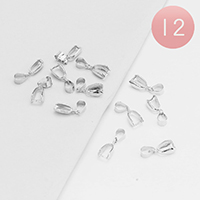 12PCS - Metal Pendant / Necklace Connectors