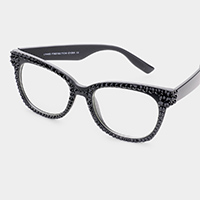 Stone Embellished UV Protection Optical Glasses