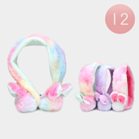 12PCS - Rabbit Faux Fur Earmuffs