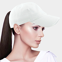 Vintage Ponytail Baseball Cap