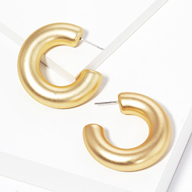 Thick Hoop Earrings