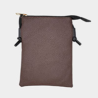 Faux Leather Crossbody Bag