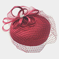 Bow Mesh Dressy Hat