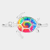 Tie Dye Turtle Hook Bracelet