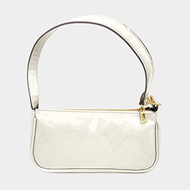 Enamel Rectangle Shoulder Bag