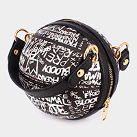 Graffiti Basket Ball Tote Bag