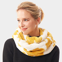 Cow Patterned Infinity Scarf