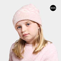 Leopard Patterned Kids Beanie Hat