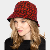 Geometric Patterned Bucket Hat