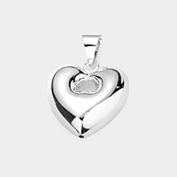 Metal Heart Pendant