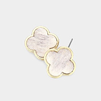 Quatrefoil Stud Earrings