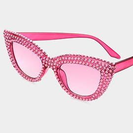 Studded Cat Eye Sunglasses