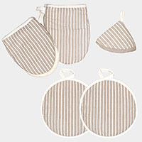 5PCS - Striped Kitchen Set