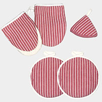 5PCS - Striped Kitchen Set