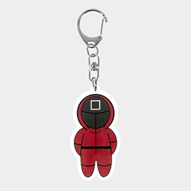 Squid Game Square Keychain