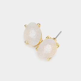 Druzy Stud Earrings